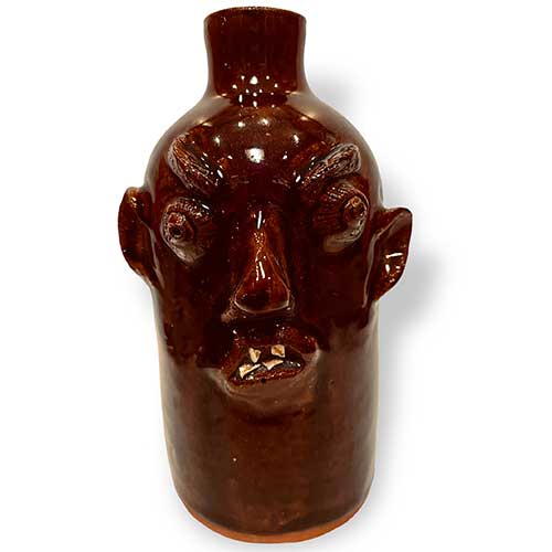 Brown's Pottery 7" Face Jug DP2788